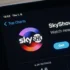 Aplikace SkyShowtime na mobilním telefonu