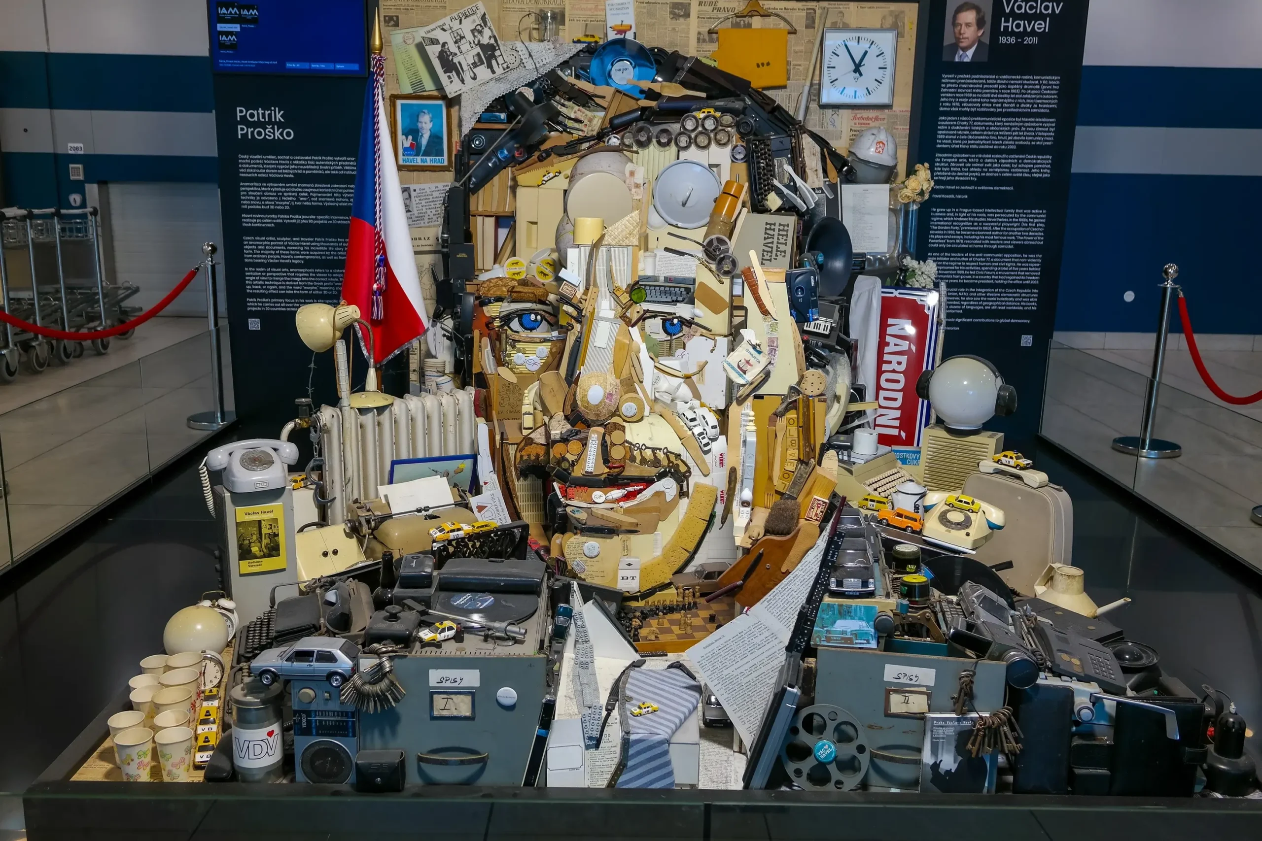 Václav Havel na výstavě