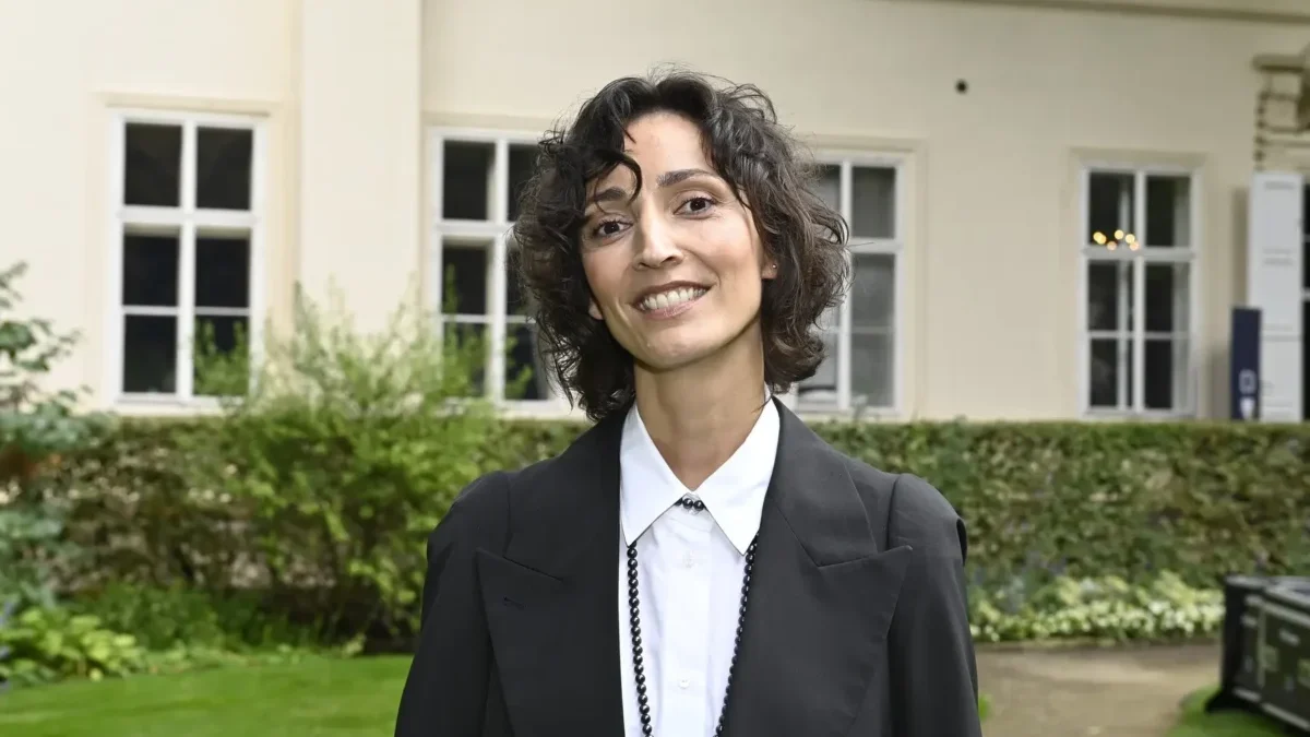 Jana Burkiewiczová se směje.