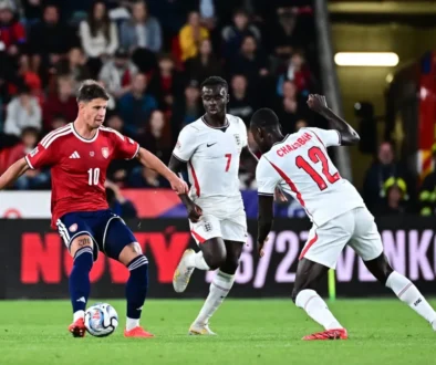 Liga národů Česko versus Anglie