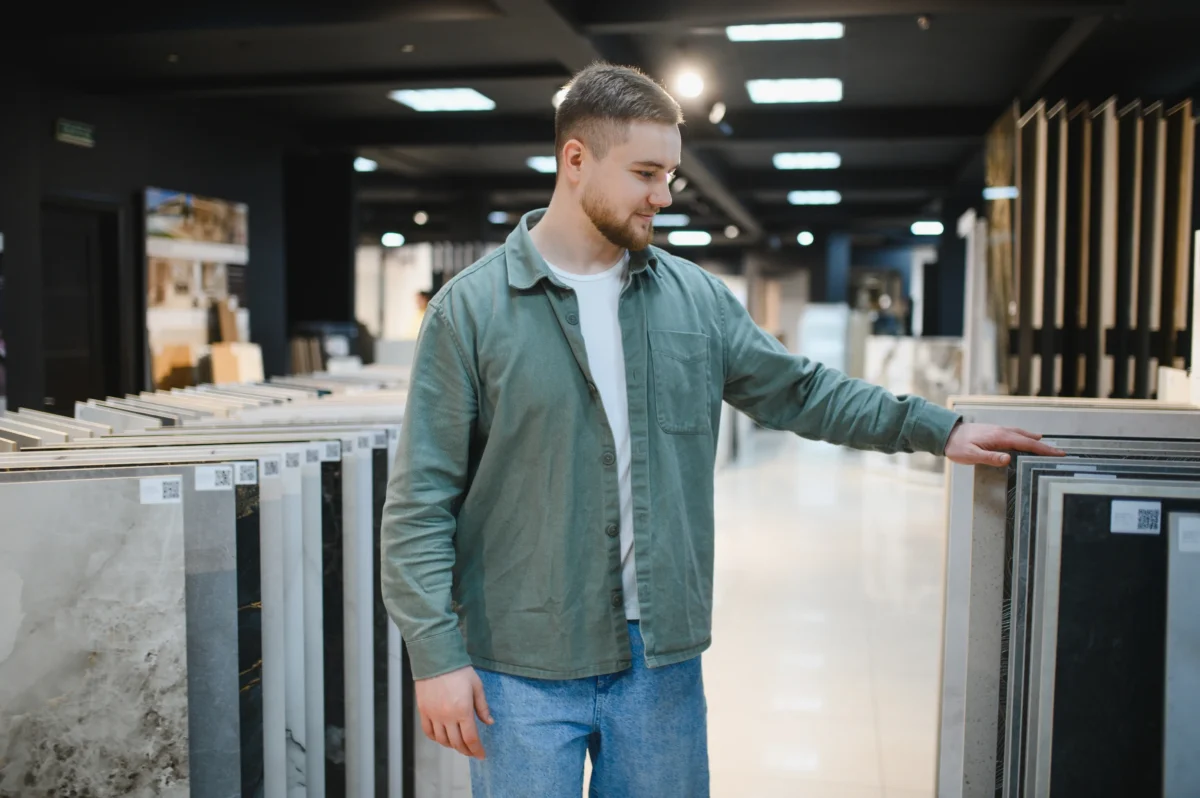 Pořizujete si nové bydlení? I tak můžete žádat o superdávku. Zdroj: Shutterstock | TVGURU.cz Muž vybírající nábytek.