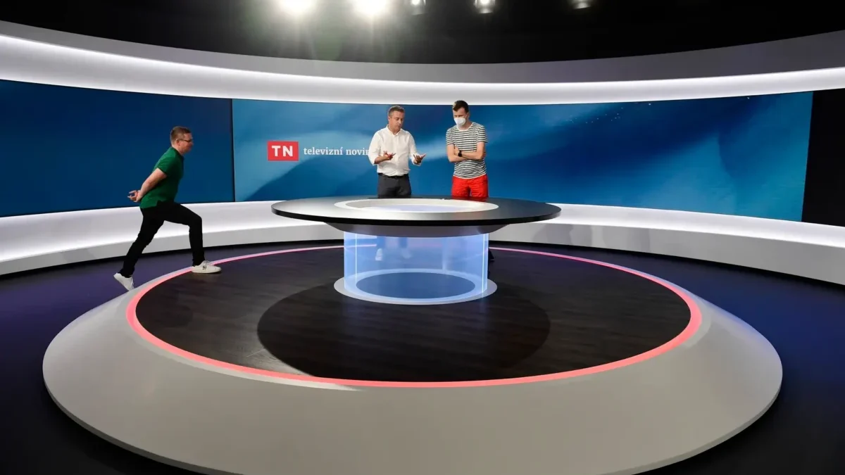 Studio vysílání zpráv TV Nova