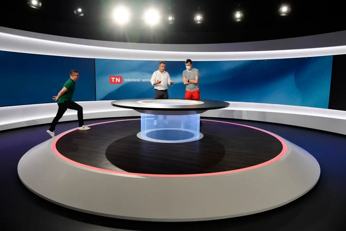 Studio vysílání zpráv TV Nova