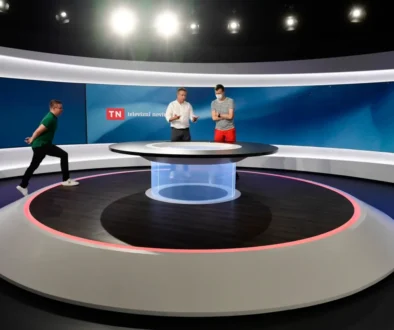 Studio vysílání zpráv TV Nova