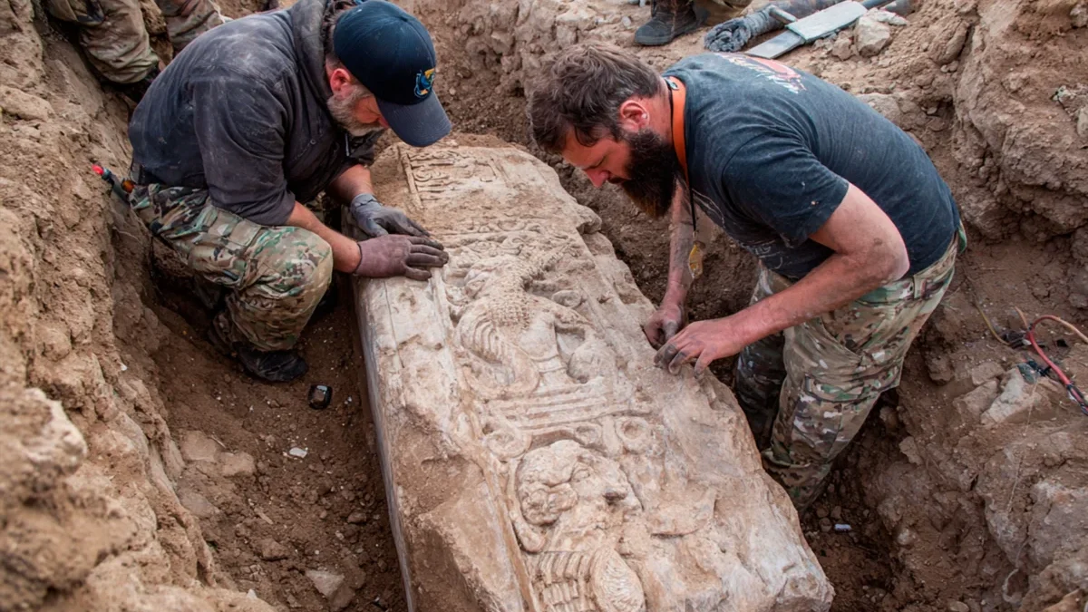 Archeologové v Egyptě