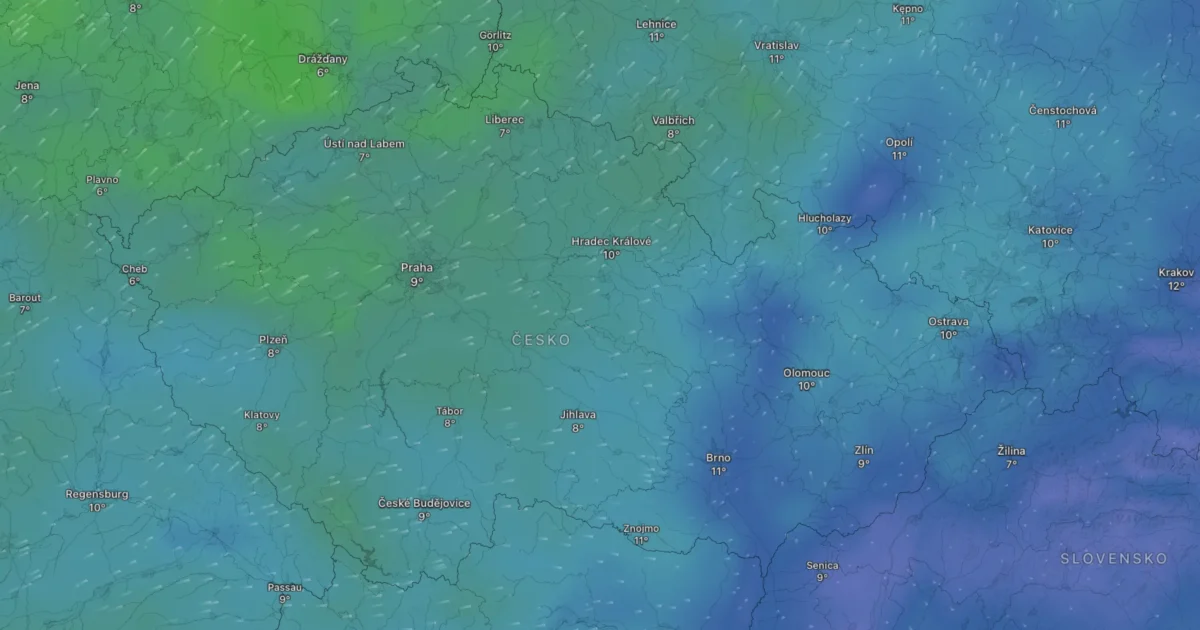 Snímek obrazovky 2026-10-23 v 121504 | TVGURU.cz Mapa počasí na sobotu